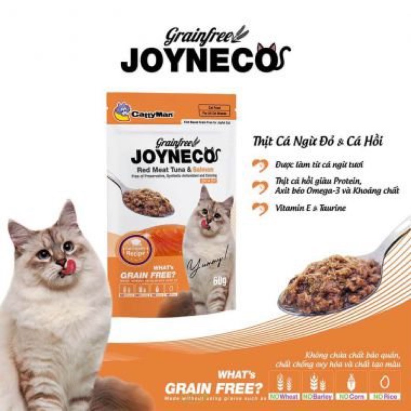 PATE JOYNECO 60G CHO MÈO - Thức ăn dinh dưỡng thú cưng Gogi Meow Mart