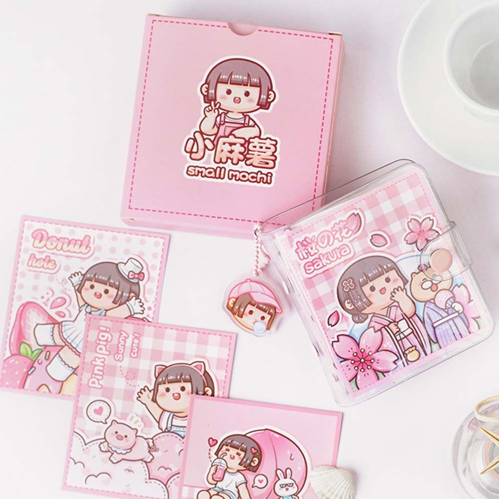 Sổ Ghi Chú Mini 3 Trang Họa Tiết Hoạt Hình Xinh Xắn