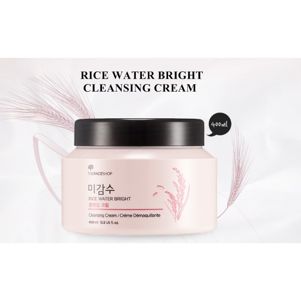 sửa rửa mặt RICE WATER BRIGHT CLEANSING CREAM