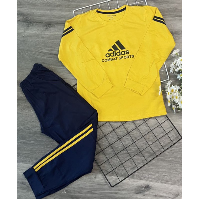 {23-40kg} Bộ dài tay thu đông bé trai size đại chất cotton chính phẩm (hàng bán shop) M866