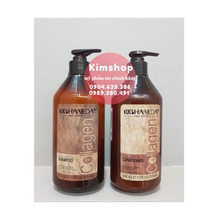 DẦU GỘI/XẢ HANEDA COLLAGEN PHỤC HỒI TÓC