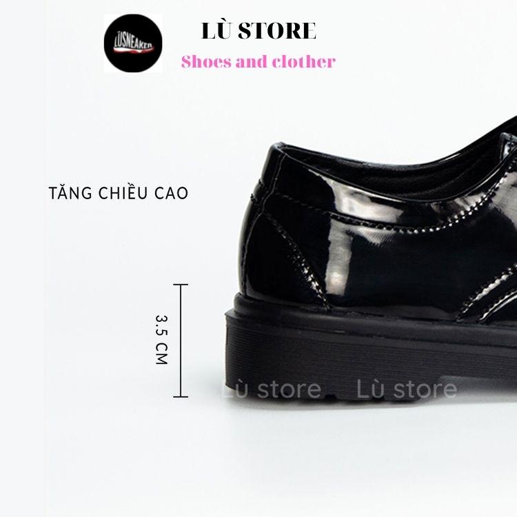 Giày da nam Hàn Quốc [Lù Store] Giầy doctor nam da bóng, da lì size 39-43