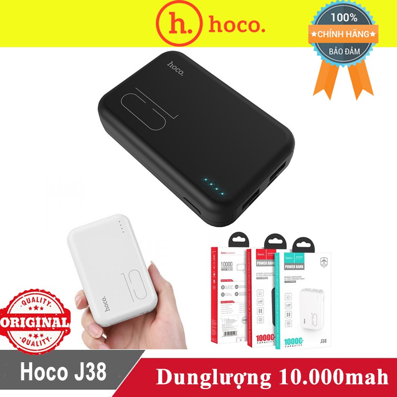 Sạc dự phòng Hoco J38 10.000mah ♥️Freeship♥️ Giảm 30k khi nhập MAYT30 - Pin sạc dự phòng Hoco