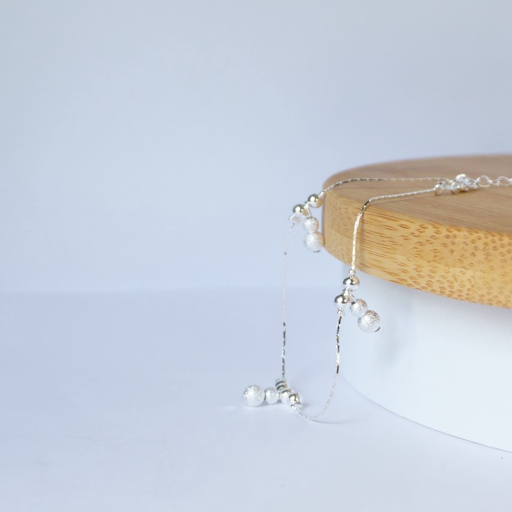 Vòng lắc tay nữ mix hạt tròn 3 điểm cách điệu ANTA Jewelry ATJ9030