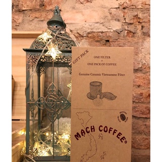Cà phê - gift box original coffee – 100% robusta + phin sứ đậm đặc, mạnh mẽ
