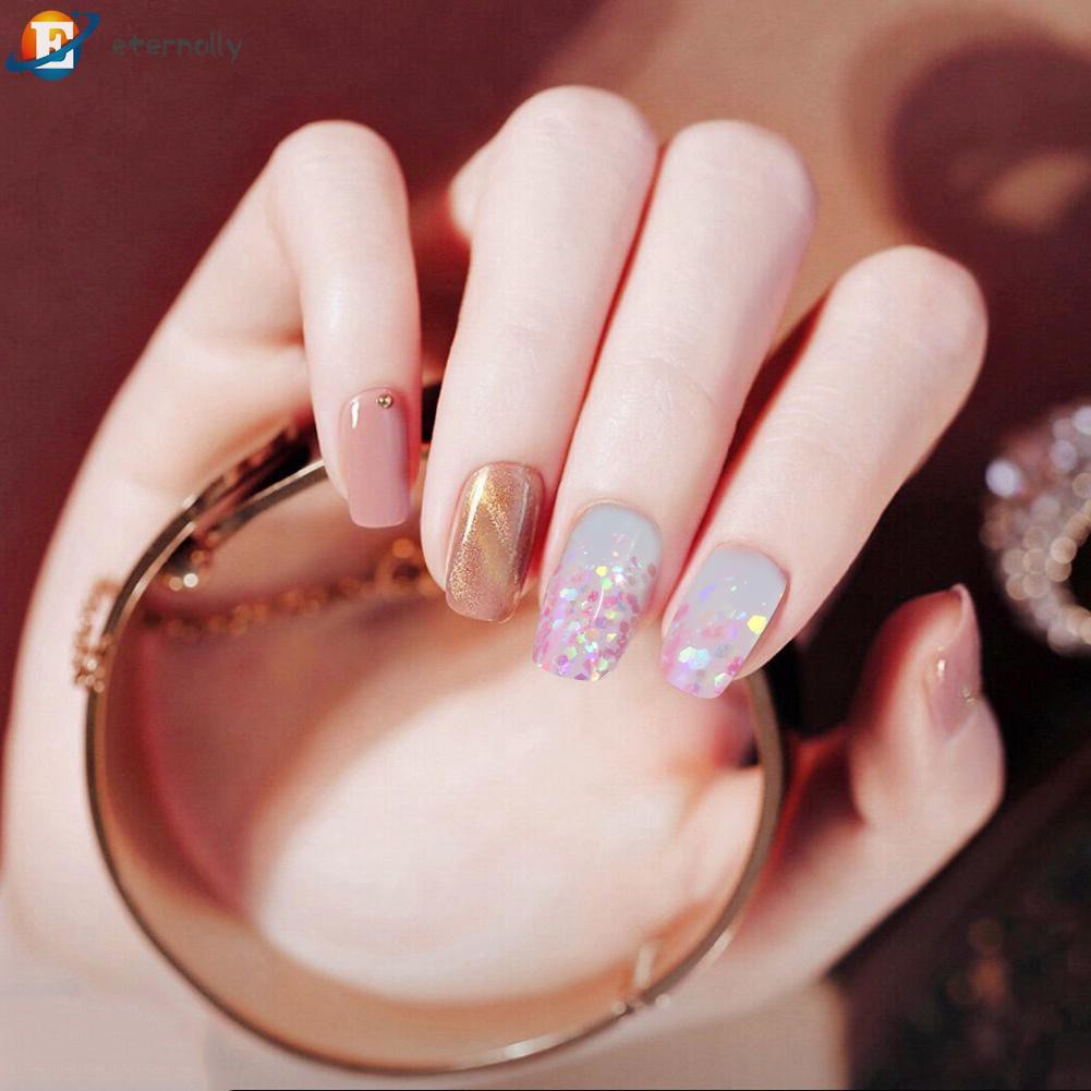 (Hàng Mới Về) 1 Hộp Sequin Lấp Lánh Hình Lục Giác Trang Trí Móng Tay 11.25