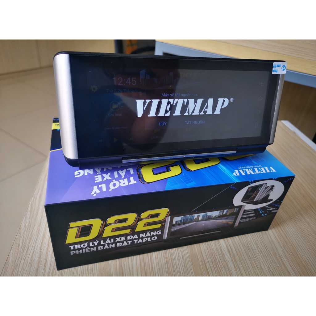 Camera hành trình VIETMAP D22 cho ô tô, xe hơi - định vị xe từ xa, dẫn đường S1, ADAS, ghi hình kép, ...