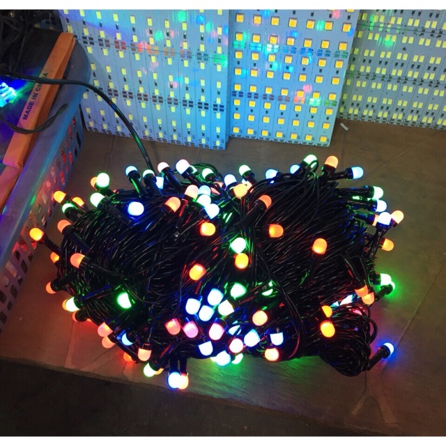 Led dây bi nhấp nháy (50m)