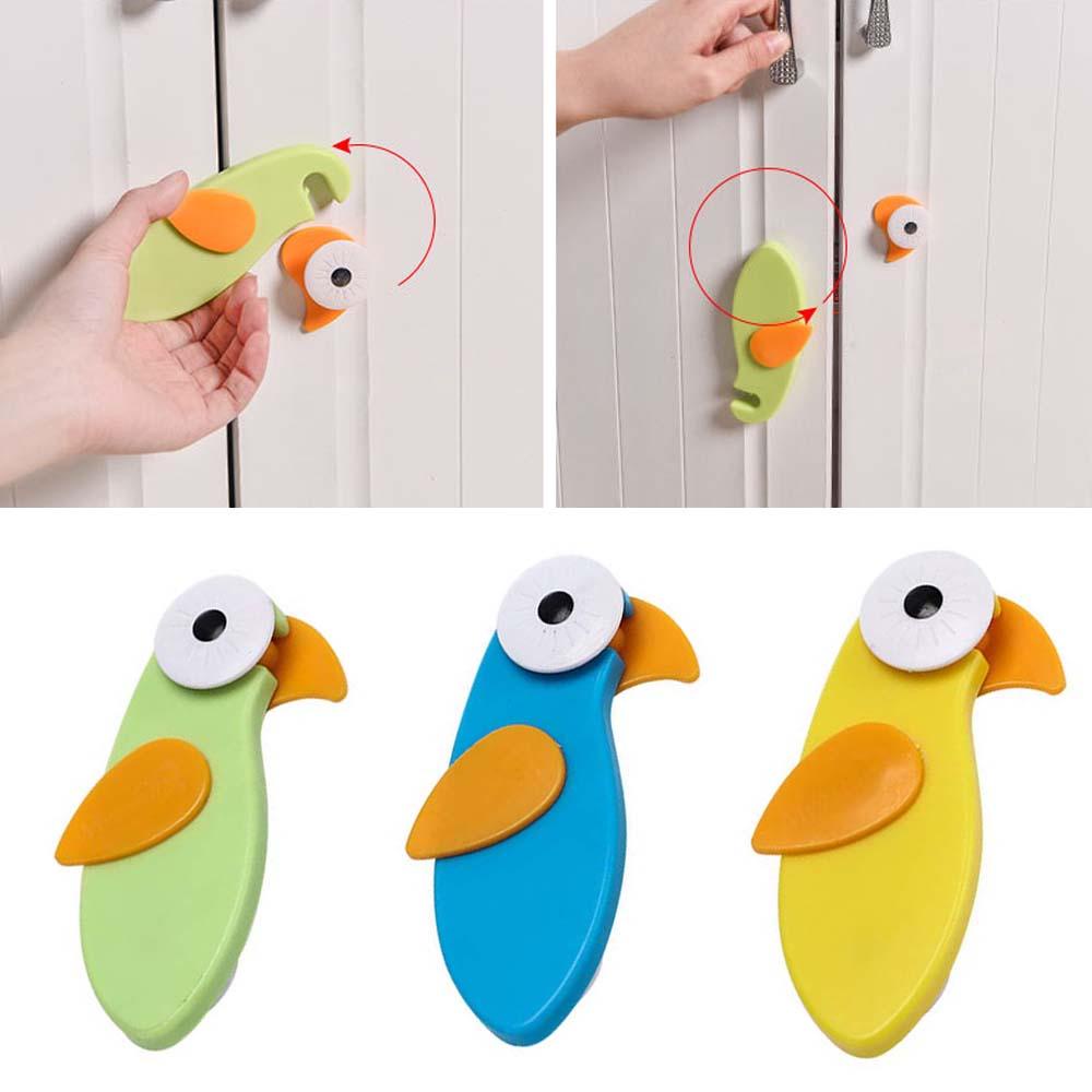 Khóa Cửa Tủ Lạnh / Ngăn Kéo / Đồ Nội Thất Chống Kẹp Tay An Toàn Cho Bé