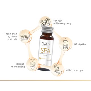 Collagen Nucos Spa 10,000mg (Hộp 10 Chai x 50ml) – Cải Thiện Độ Đàn Hồi, Làm Sáng Da, Chống Lão Hóa