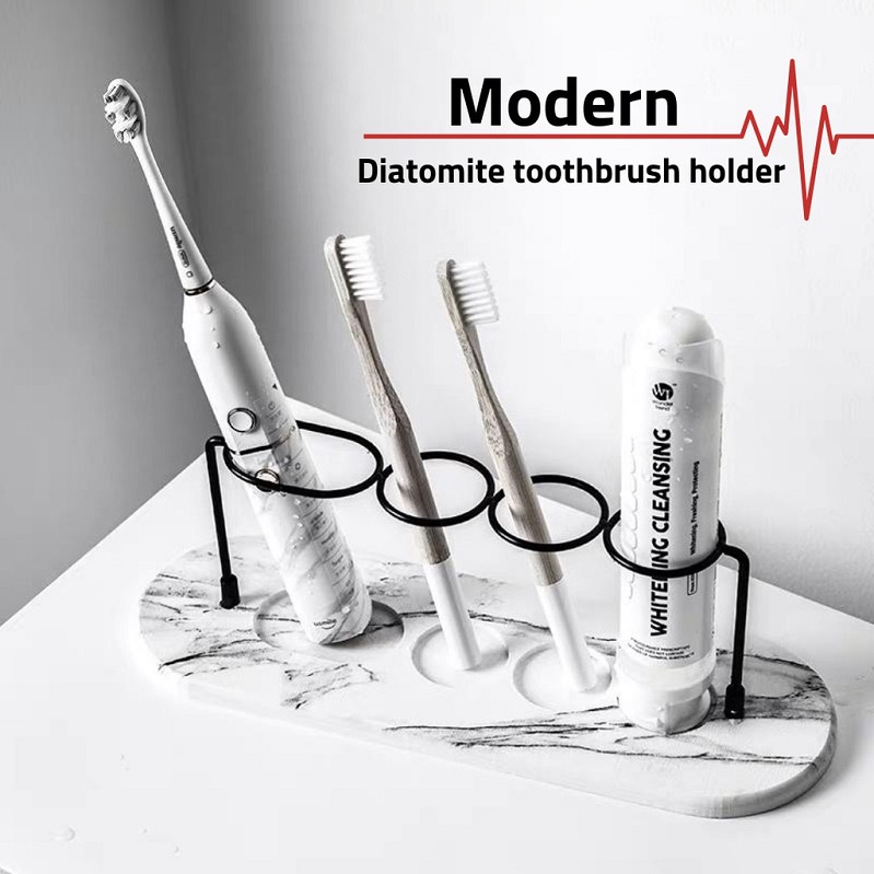 Giá Đỡ Bàn Chải Đánh Răng / Bùn Diatom Gắn Bồn Rửa Nhà Bếp / Phòng Tắm