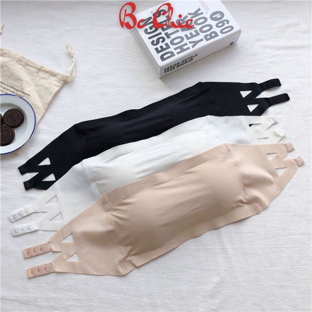 Áo Lót Nữ Đúc Su cài sau Không Gọng Nâng Ngực - Áo Ngực Nữ tôn vòng một gợi cảm mẫu B269 BC_CHIC LINGERIE