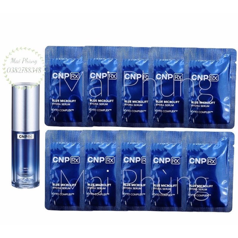 10 gói tinh chất cấp nước căng bóng CNP Blue Serum Cyto Complex TM