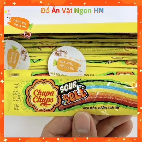 Kẹo Chupa Chups Sour Belt Kẹo Dẻo Hương Trái Cây Bánh Kẹo Đồ Ăn Vặt Ngon Cho Trẻ Em