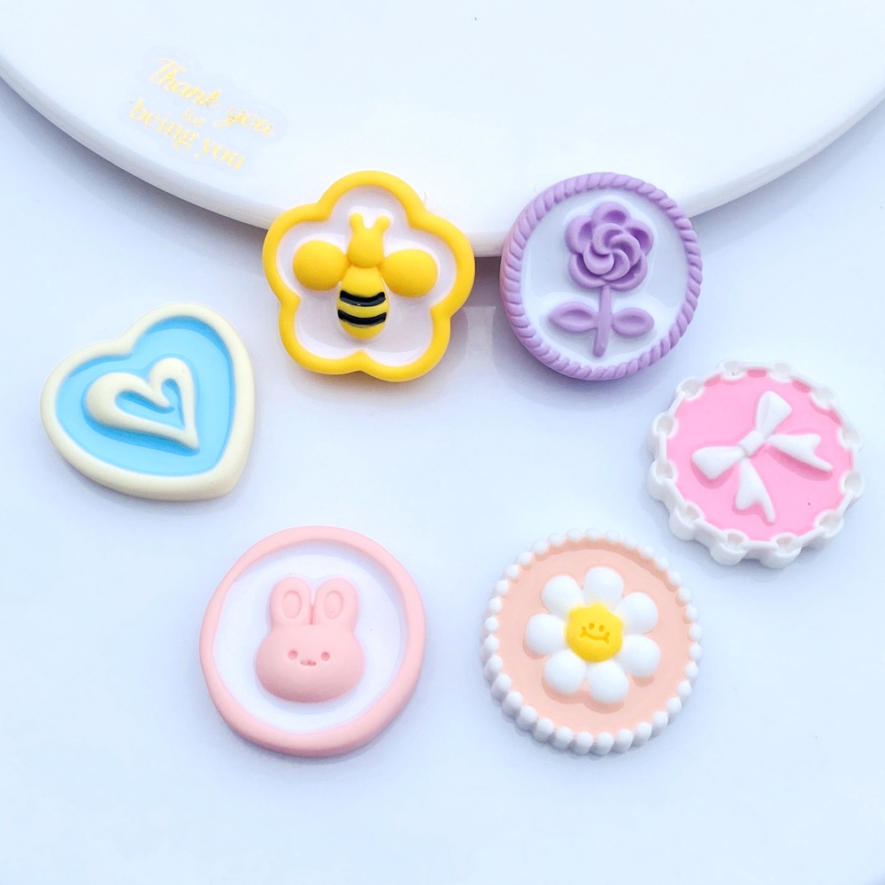 Set 10 Kẹp Tóc Hình Chú Ong Dễ Thương Dùng Trang Trí Điện Thoại/ Đồ Thủ Công