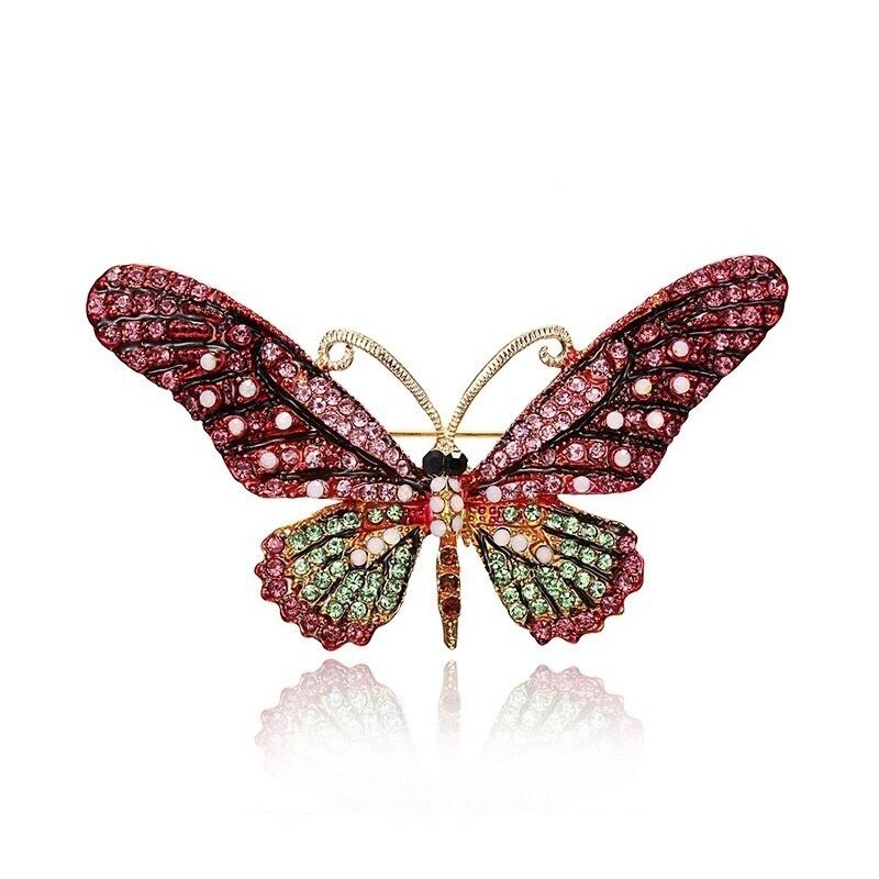 Butterfly Brooch Pin Women Vintage Brooches And Pins Insect Luxury Big Brooch For Scarf Best Gift