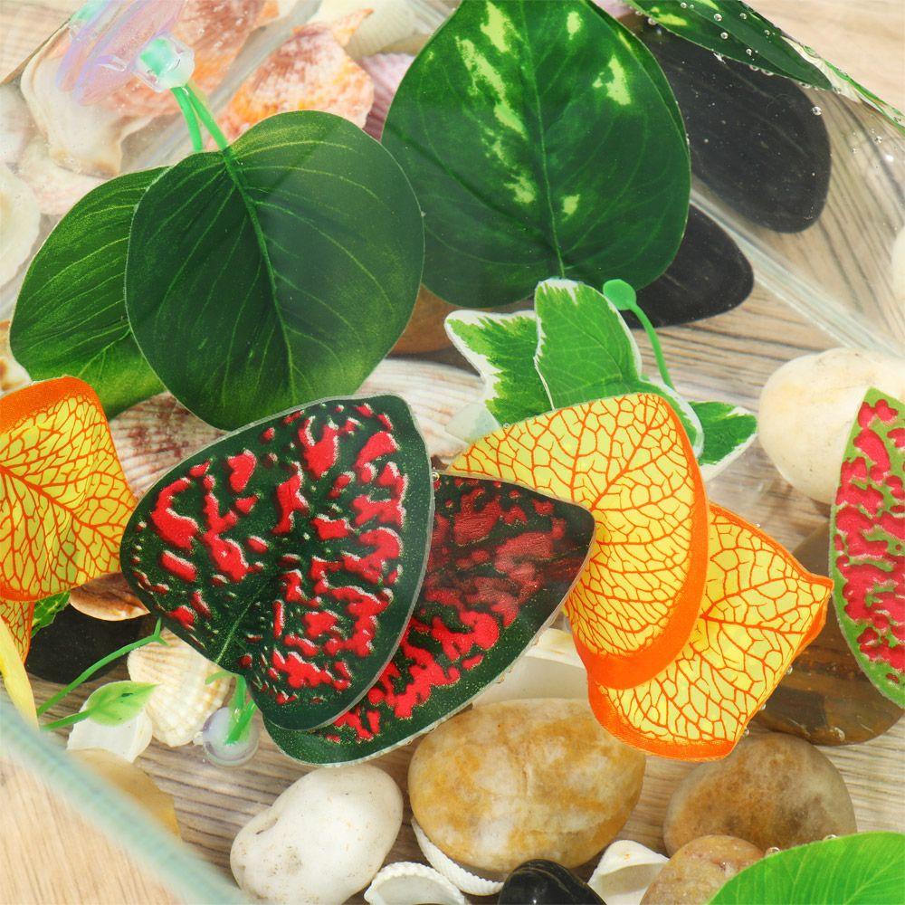 YVE Lá Giả Trang Trí Bể Cá