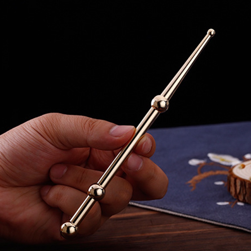 Bút Châm Cứu Mát Xa Mặt Bằng Đồng Thau