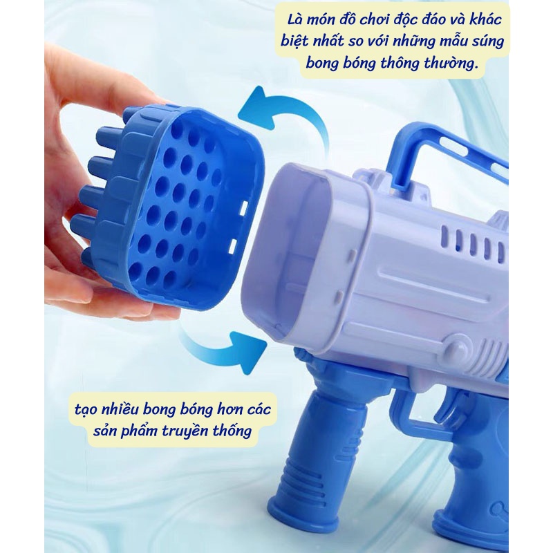Súng Bắn Bong Bóng Súng Đồ Chơi Cho Trẻ Em Siêu Hot 2022 Titan.st