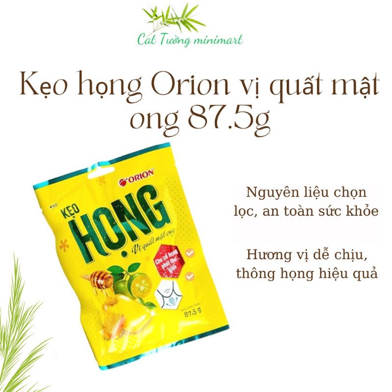 Kẹo ngậm Họng  vị quất mật ong 87,5g