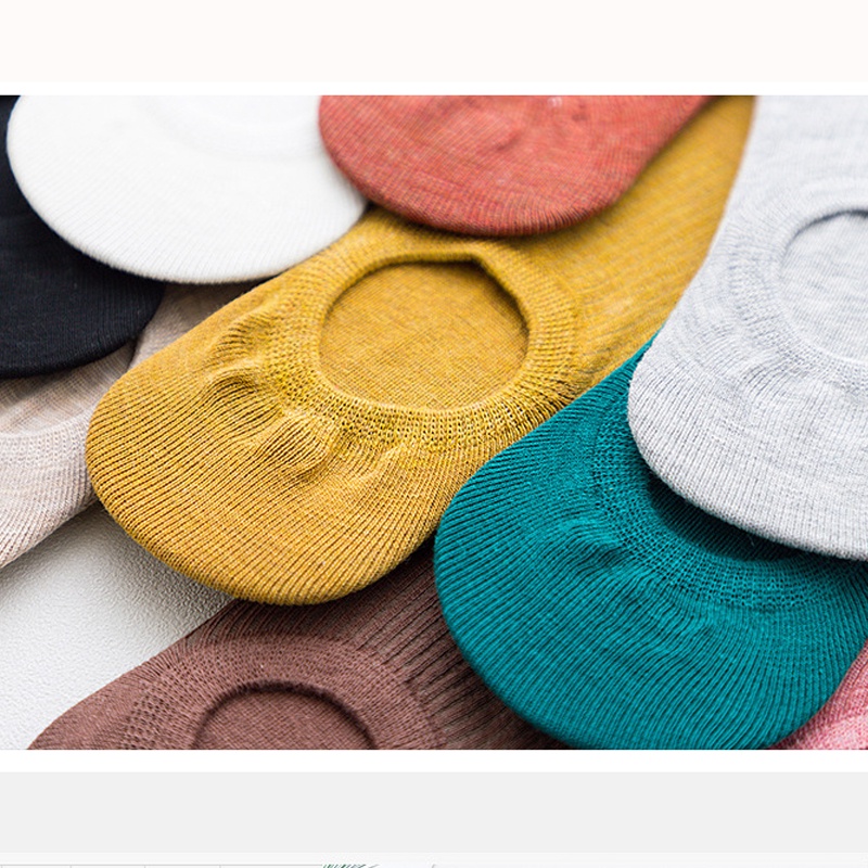 Tất vớ hài lười nữ đi giày cao gót nhiều màu chất cotton mềm thấm hút mồ hôi siêu dai thời trang HANASO TN031