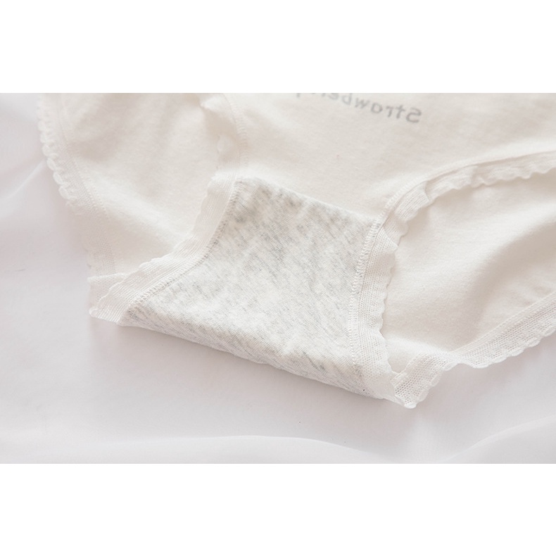 Quần Lót Nữ Họa Tiết Cam Dâu, Chất Cotton Cao Cấp Thoáng Mát - Subo Shop