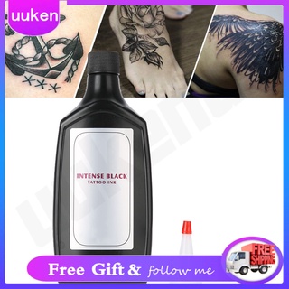 Chai mực xăm hình chuyên nghiệp màu đen 360ml