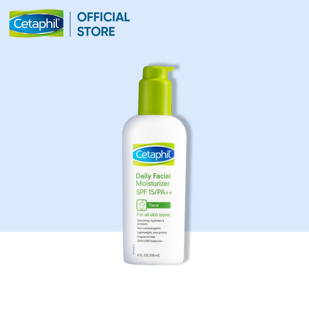 Kem dưỡng ẩm và chống nắng hàng ngày cho da mặt Cetaphil Daily Facial Moisturizer 118ml SPF15/ PA++