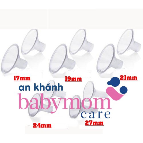 Cặp 2 phễu máy hút sữa thanh lý - Dùng cho máy Medela