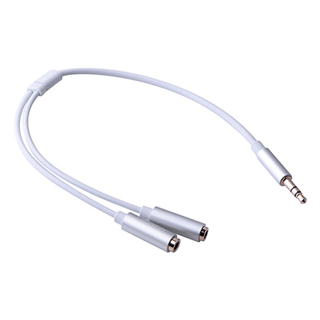 Cáp Chia 1 Audio 3.5mm Ra 2 Cổng Audio 3.5mm (âm) Ugreen 10780 - Hàng Chính Hãng
