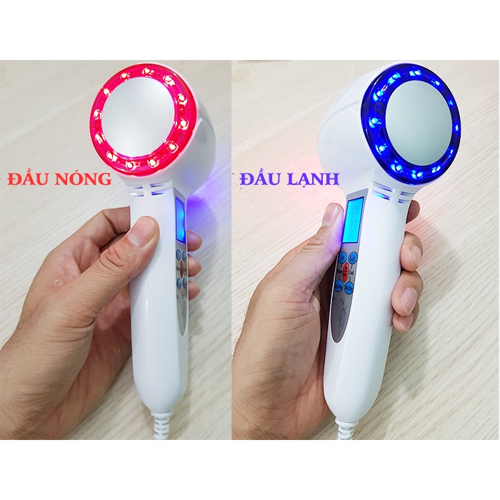 Búa Điện Di Nóng Lạnh Kết Hợp Ánh Sáng Sinh Học Dùng Trong Spa Giúp Trẻ Hóa Làn Da
