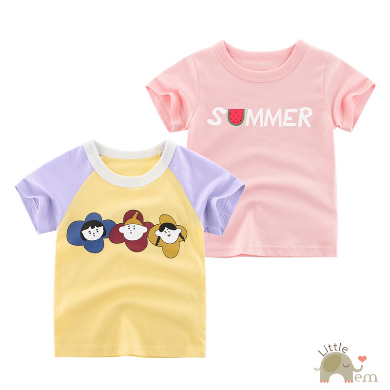 Áo bé trai/ bé gái cotton cộc tay _ Summer