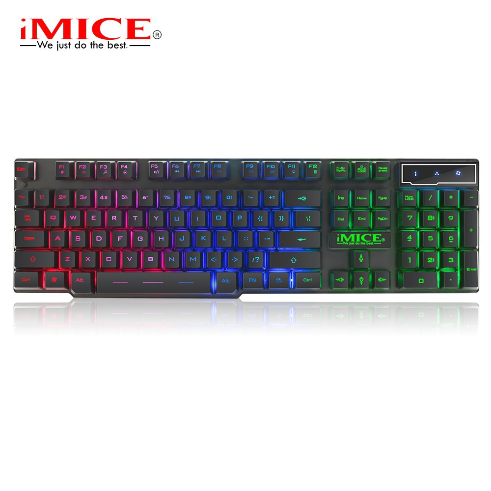 KEYBOARD IMICE AK-600 GIẢ CƠ CÓ LED CHUYÊN GAME USB CHÍNH HÃNG