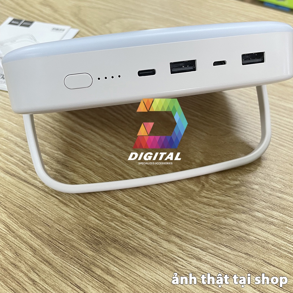Pin Sạc Dự Phòng Đa Năng Hoco DB24 10000mAh Chính Hãng Tích Hợp Đèn Sáng 18h Liên Tục