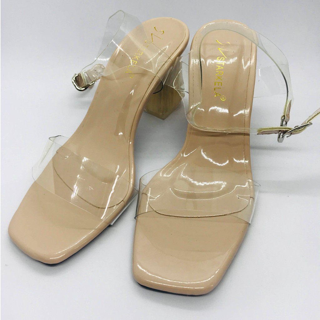 Giày Sandal quai trong cao 7P