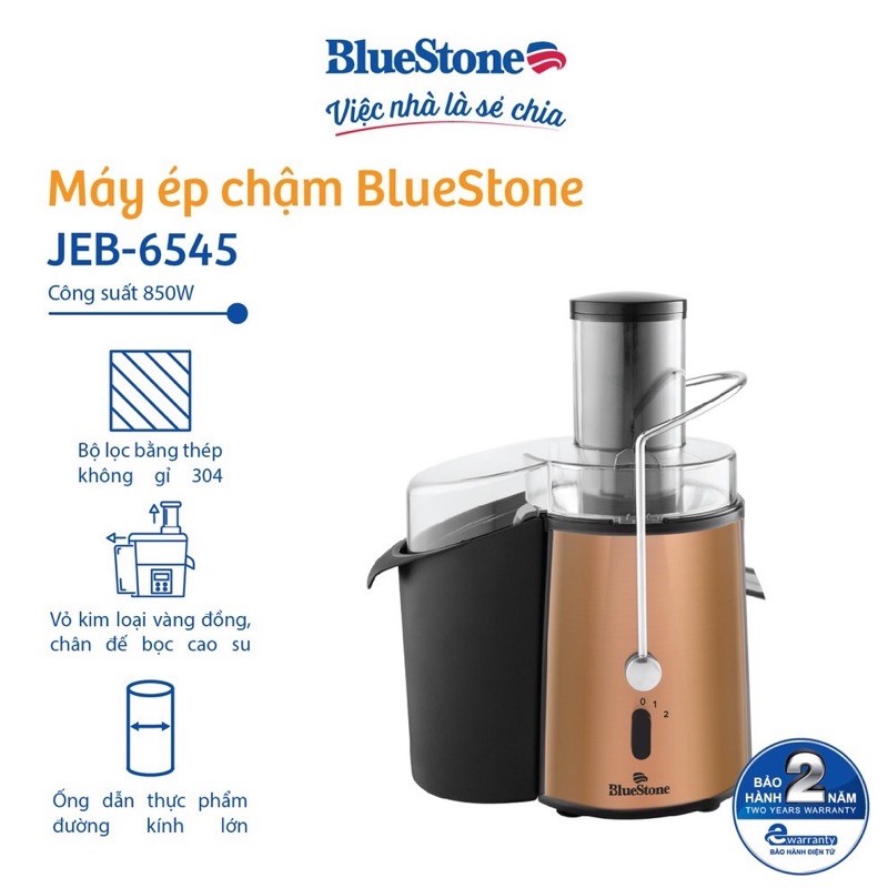 Máy Ép Trái Cây BlueStone JEB-6545 (850W) - Hàng chính hãng 