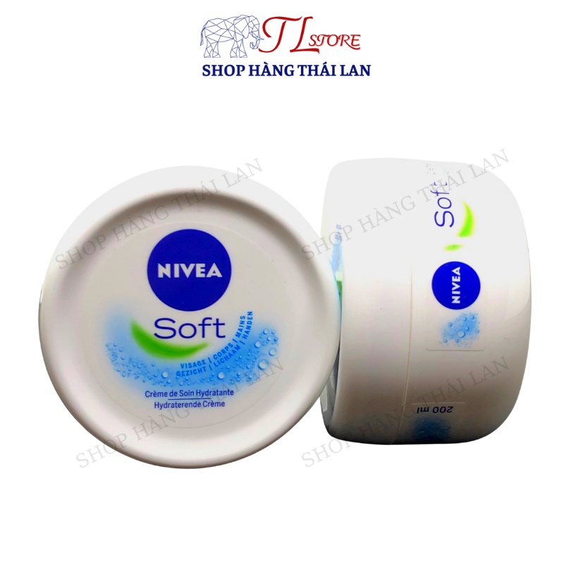 Kem Dưỡng Ẩm NIVEA Soft Crème Kem Dưỡng Mềm Da Đức Hũ 200ml