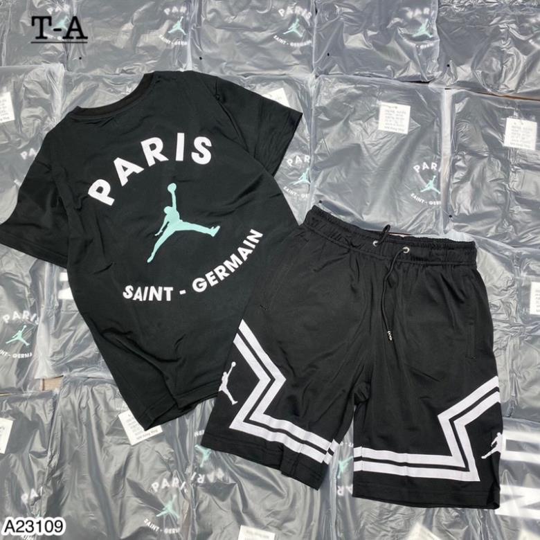 [Siêu SALE] Bộ Thể Thao PARIS Vải Thoáng Mát Cho AE - Quần Áo PARIS Nam Thấm Hút Mồ Hôi Cực Hot