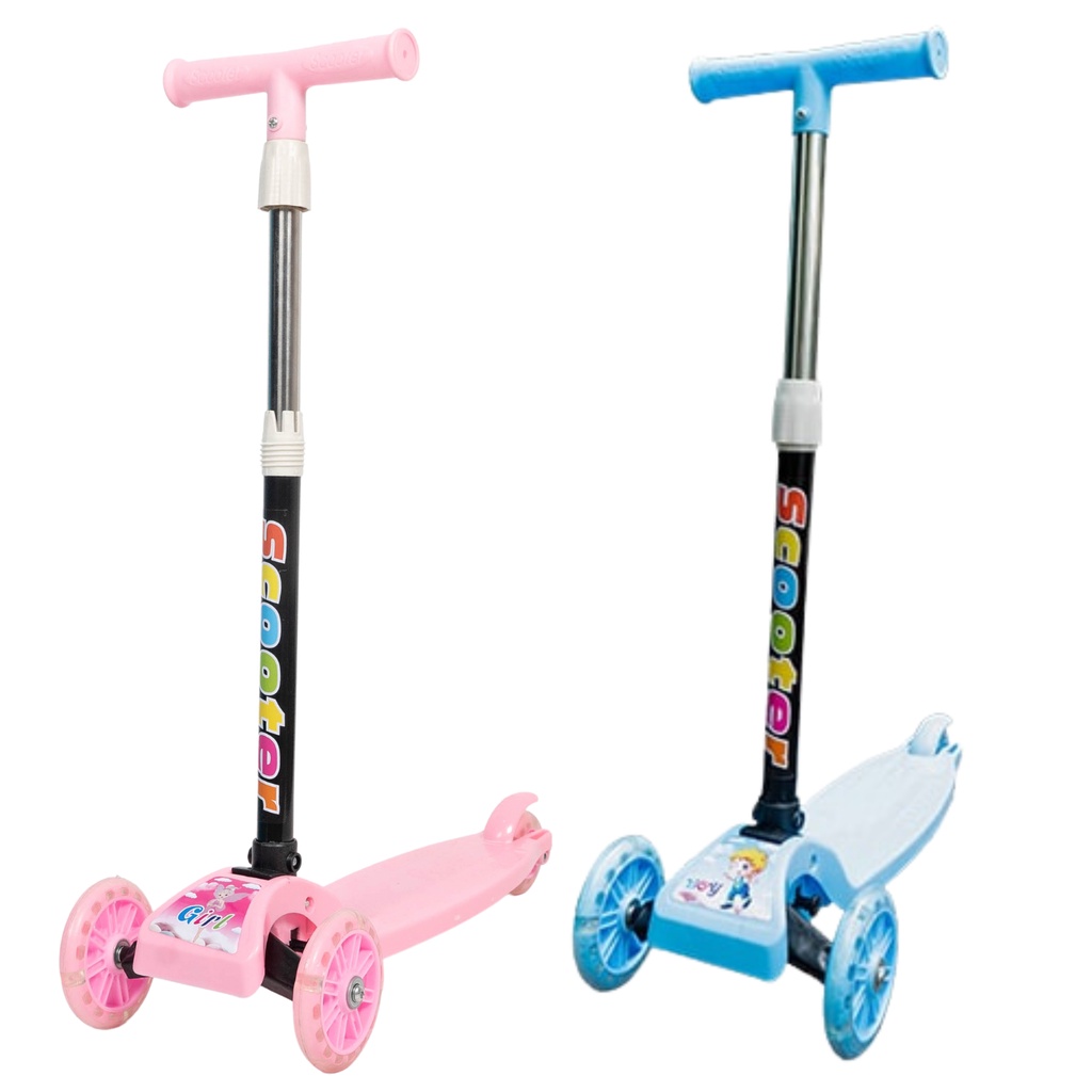 Xe Trượt Scooter Trẻ Em Giá Rẻ - Centosy Scooter HY01 - Có Đèn Nháy, Màu Sắc Nổi Bật