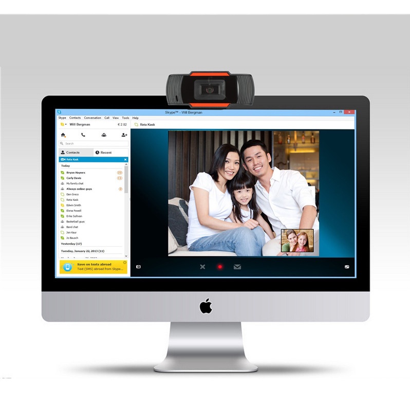 Webcam 30 độ 1080p HD USB có micro cho máy tính | BigBuy360 - bigbuy360.vn