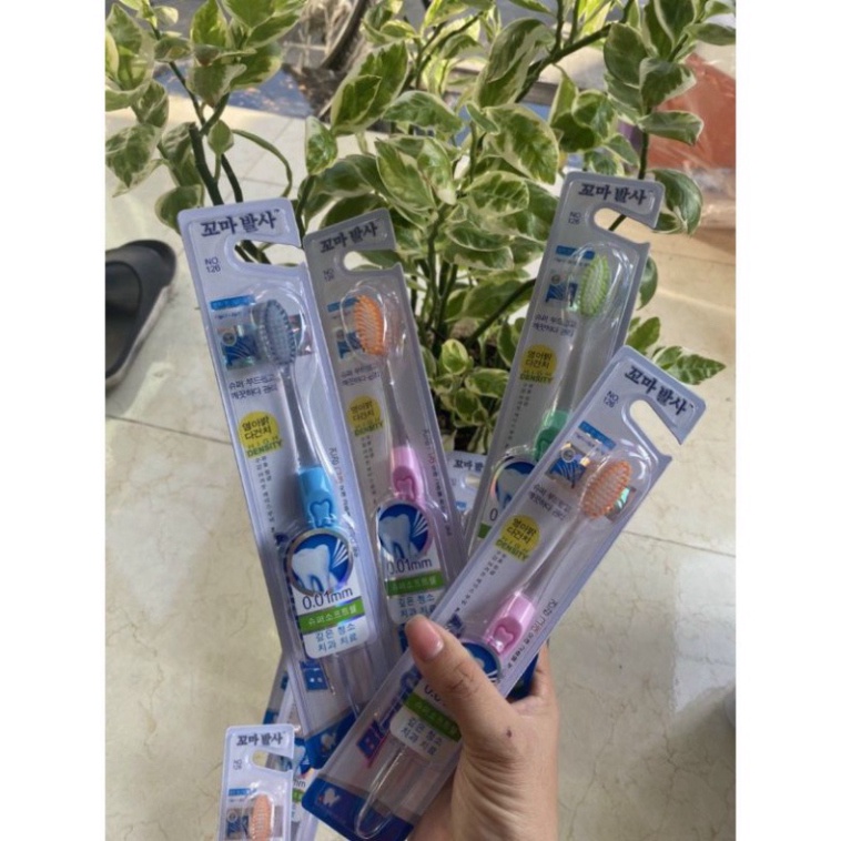 Bàn Chải Đánh Răng ❤️𝑭𝒓𝒆𝒆𝒔𝒉𝒊𝒑❤️ Bàn Chải Đánh Răng Hàn Quốc Siêu Mềm 0,01mm No 126
