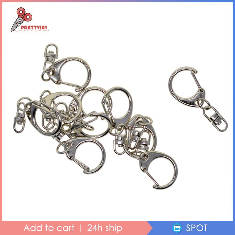 [Prettyia1] Set 10 Móc Khóa Tôm Hùm Bằng Hợp Kim