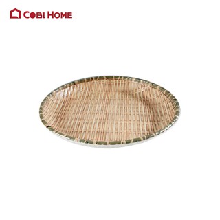 Đĩa nhựa tròn đĩa nhựa fip giả mây mẹt tre bằng melamine cao cấp phân phối chính hãng bởi Cobi Home