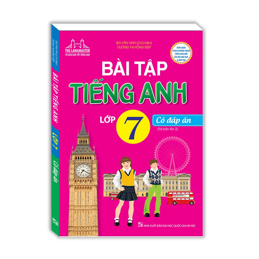 Sách - Bài tập tiếng Anh lớp 7 - Có đáp án