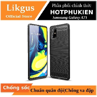 Ốp lưng silicon chống sốc cho Samsung Galaxy A71 hiệu Likgus (bảo vệ toàn diện, siêu mềm mịn) - Hàng chính hãng