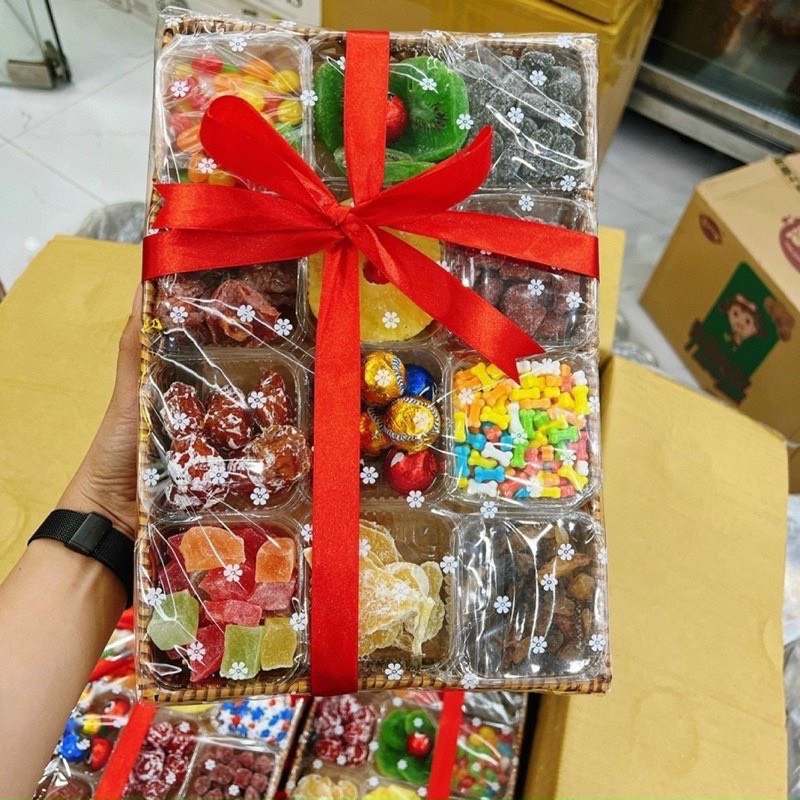 Set quà tết ( Tết Sum Vầy ) - Hộp quà tết 2022 ⚠️Lẻ = Sỉ ⚠️[FREE SHIP]TỪ ĐƠN 50K, [Loại Đặc Biệt] Hàng ngon nhà làm | BigBuy360 - bigbuy360.vn