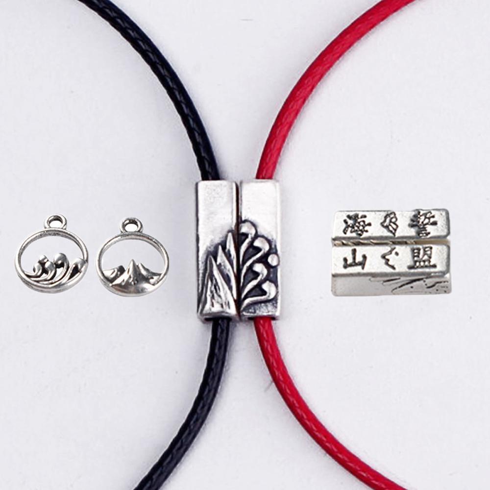 Hạt Charm Khắc Chữ Cái Làm Trang Sức