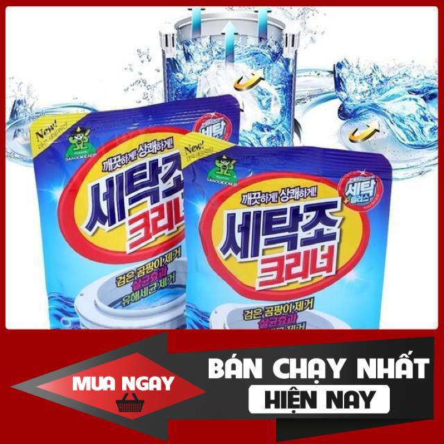 Bột Tẩy Trắng Vệ Sinh Diệt Khuẩn Lồng Máy Giặt Hàn Quốc 450g - dung dịch vệ sinh máy giặt đa năng