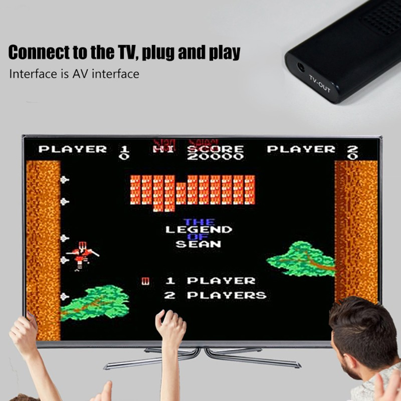 (3C) Máy Chơi Game Cổ Điển Tích Hợp Sẵn 620 Nes 8-bit Fc Với 2.4g Tv