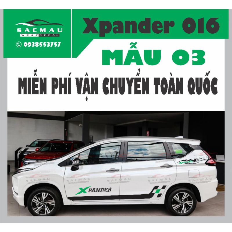 Tem dán ô tô xpander  016